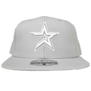 Houston Astros Mitchell & Ness MLB Fitted 7 3/4‎ Liberty Fit Hat Cap Gray NWT